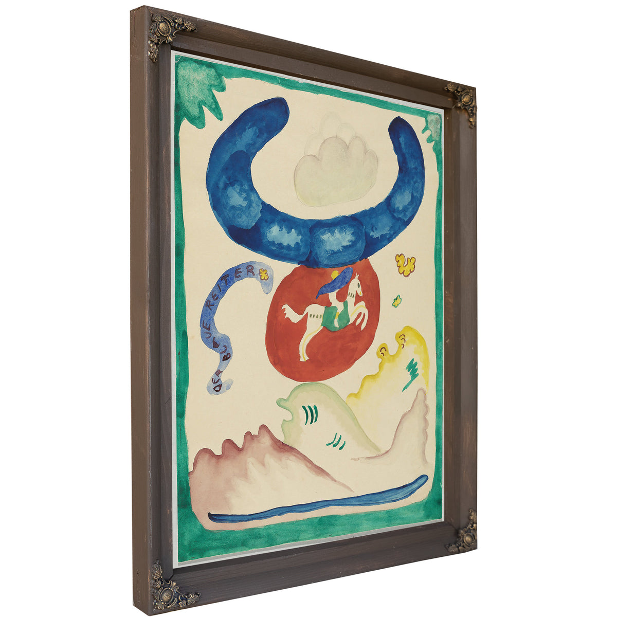 Design the Cover the Almanac Blue 08 By Wassily Kandinsky