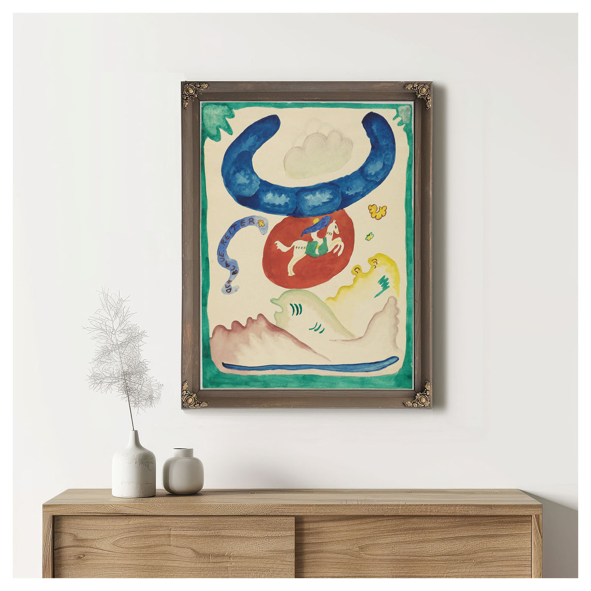 Design the Cover the Almanac Blue 08 By Wassily Kandinsky