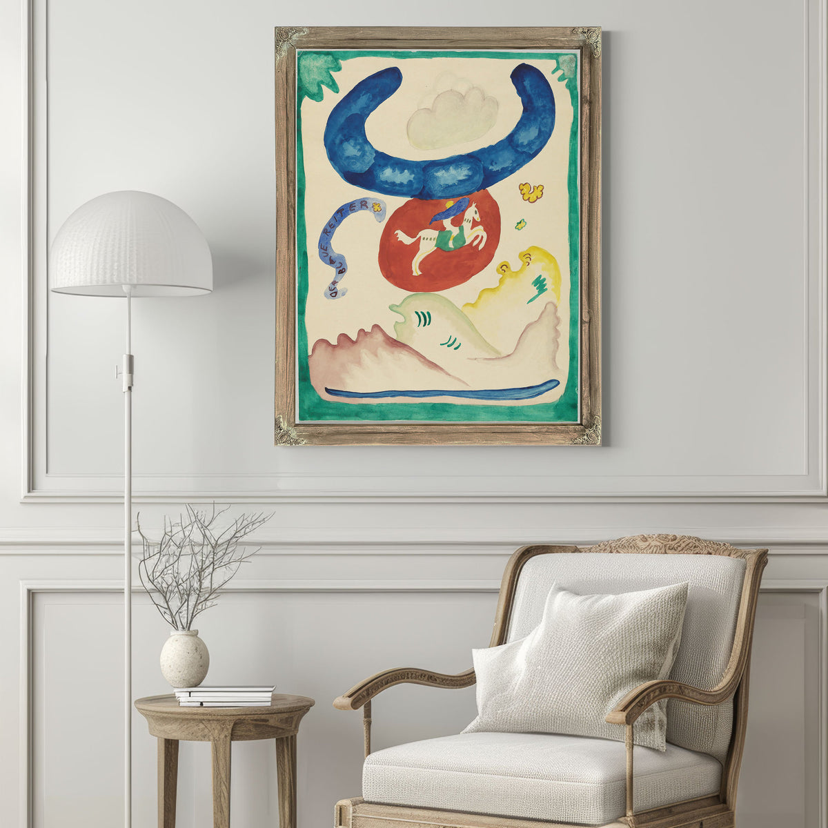 Design the Cover the Almanac Blue 08 By Wassily Kandinsky