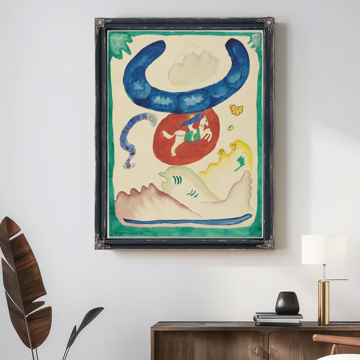 Design the Cover the Almanac Blue 08 By Wassily Kandinsky