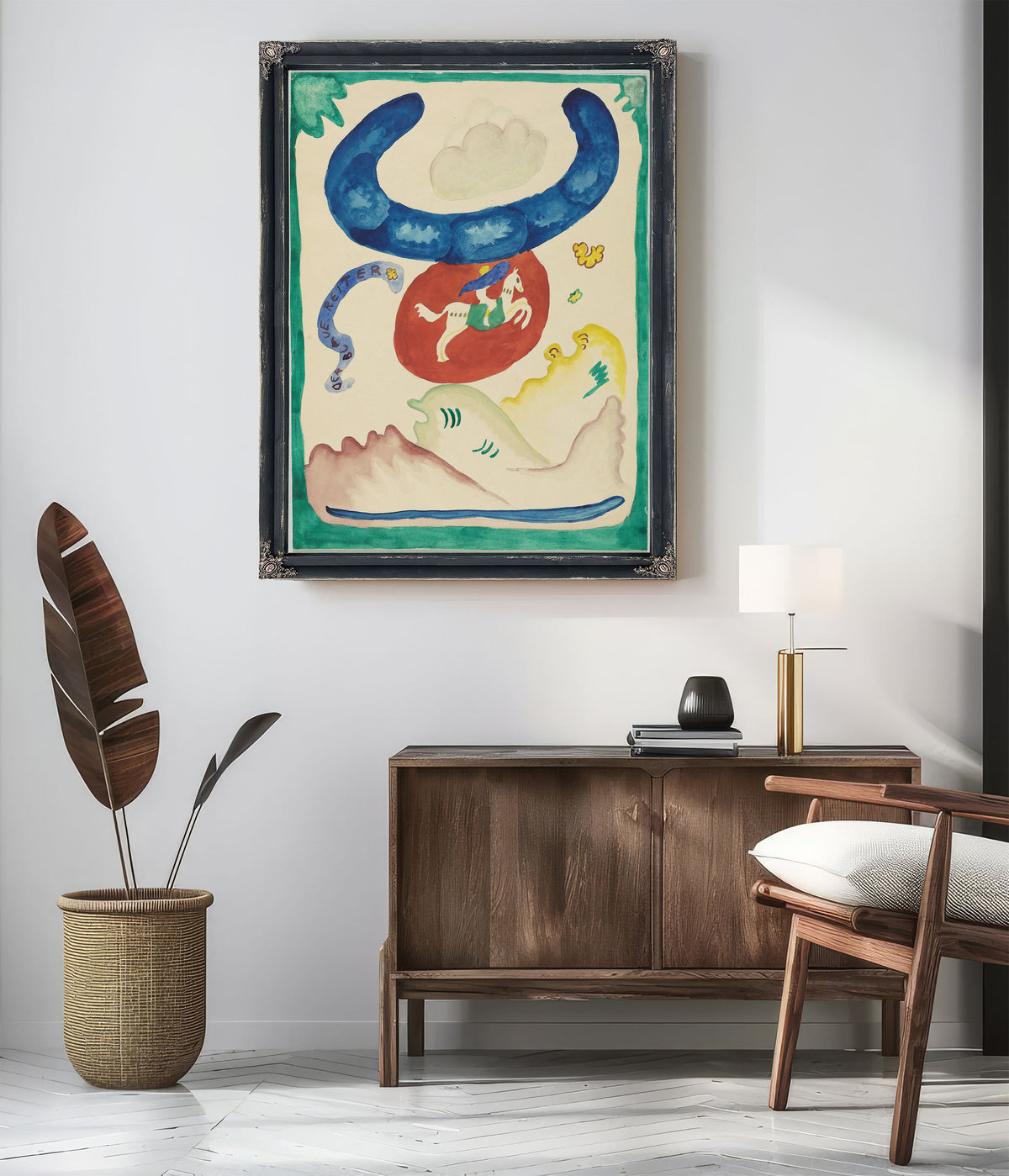 Design the Cover the Almanac Blue 08 By Wassily Kandinsky