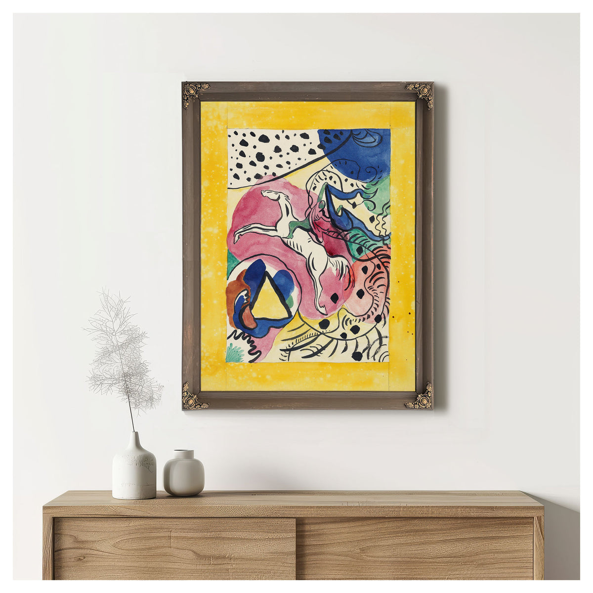 Design the Cover the Almanac Blue By Wassily Kandinsky