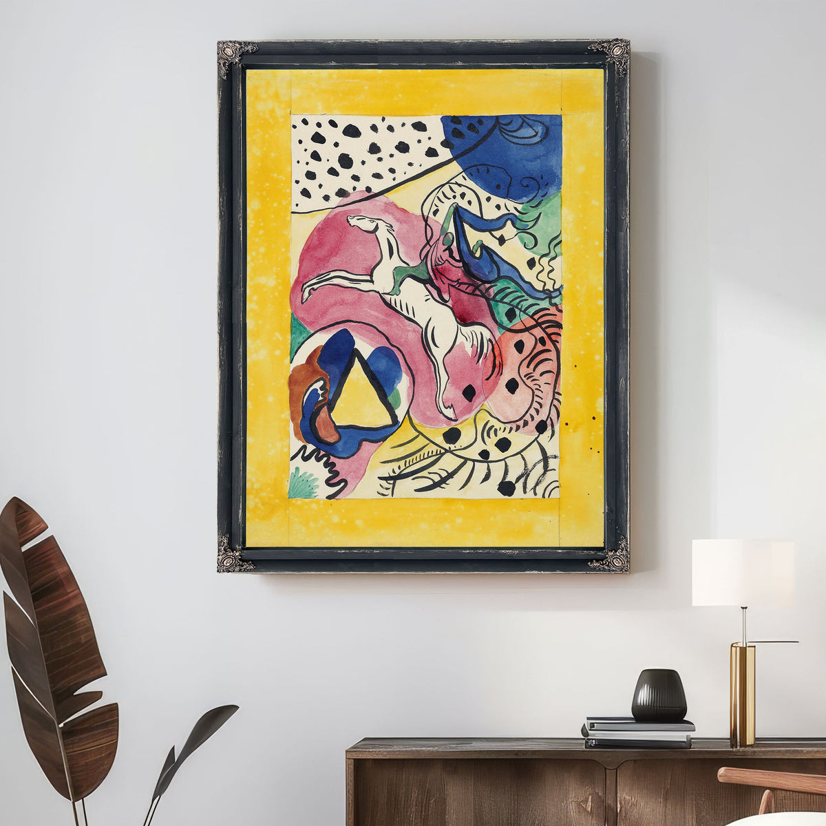 Design the Cover the Almanac Blue By Wassily Kandinsky