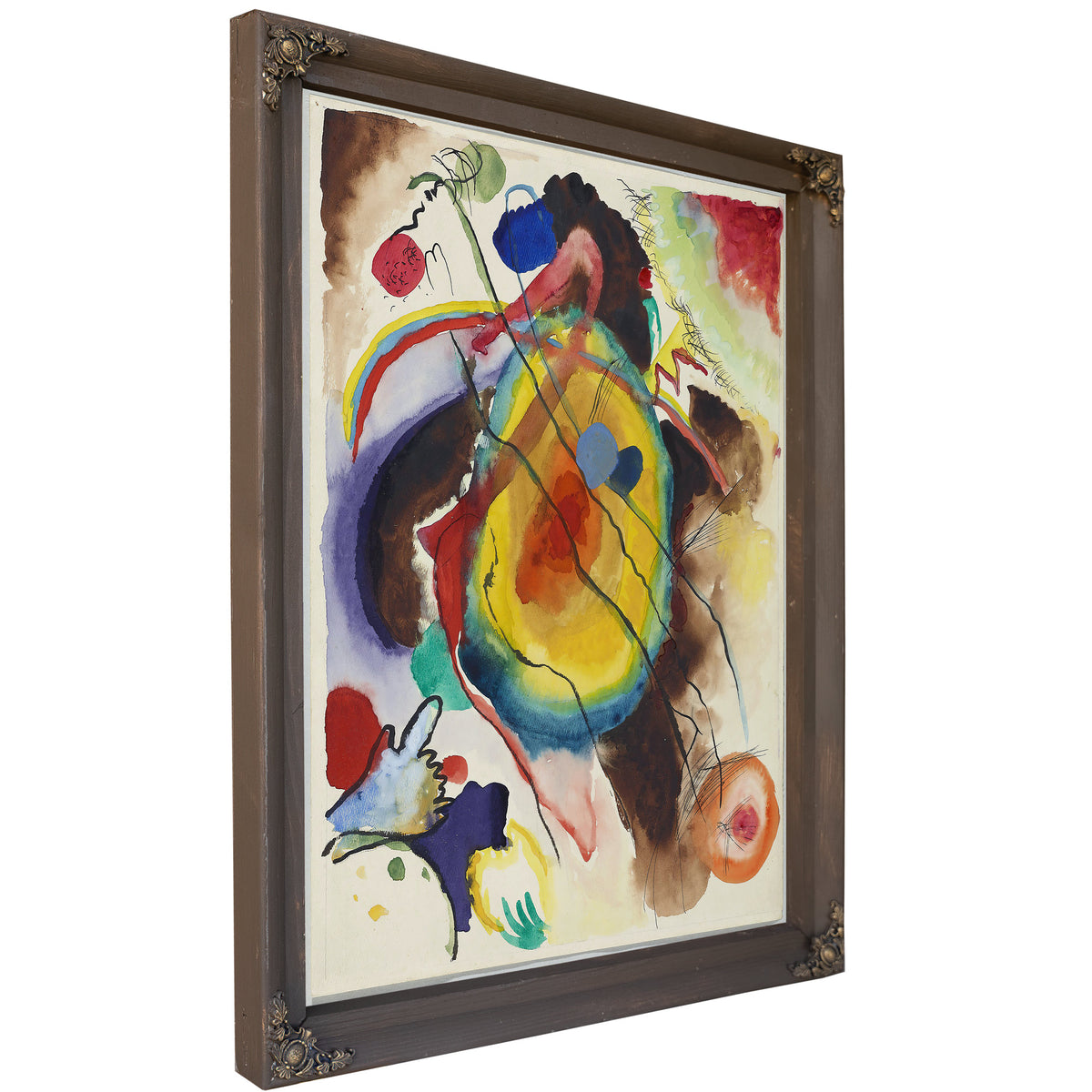 Entwurf Zu Einem Wandbild Fur Edwin R By Wassily Kandinsky