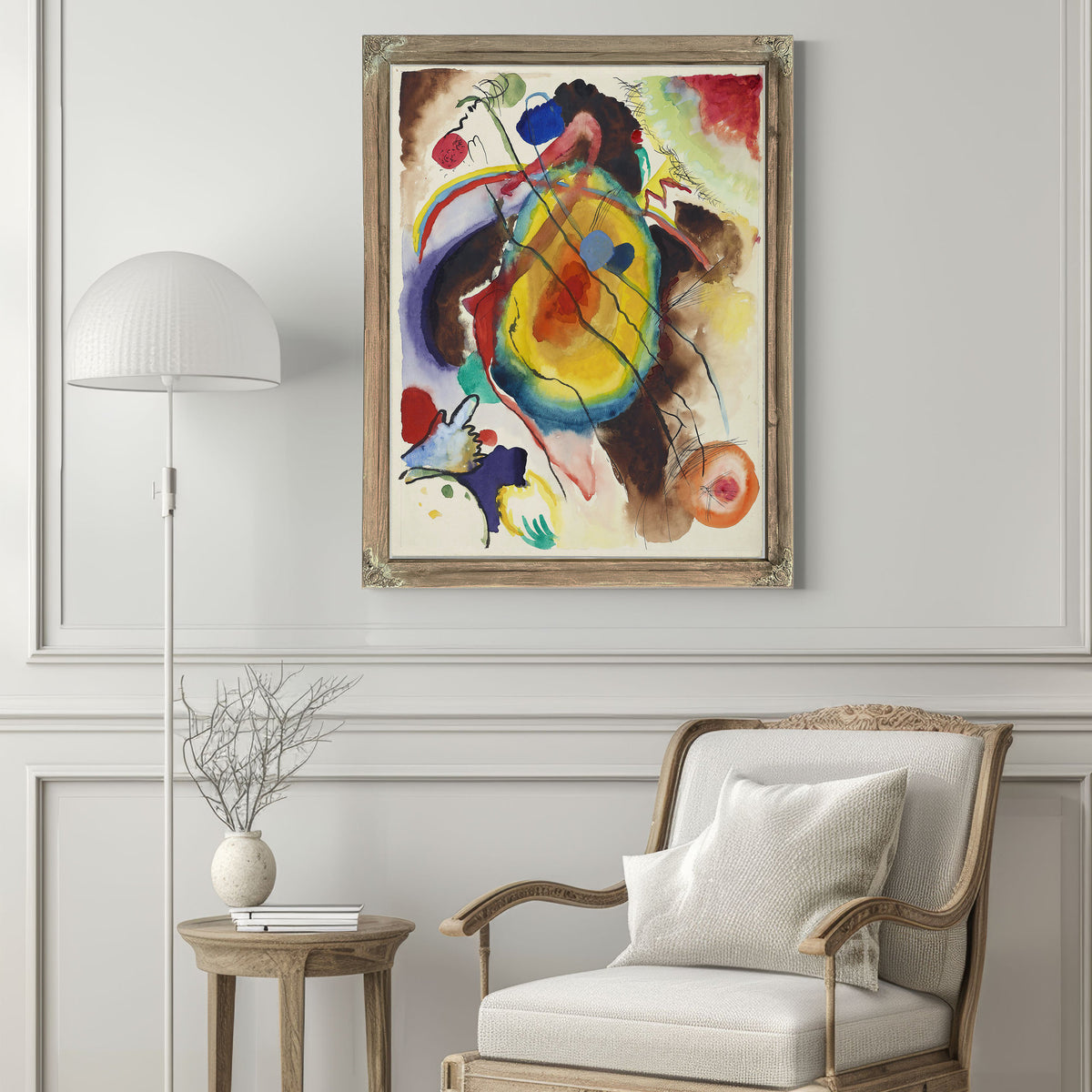 Entwurf Zu Einem Wandbild Fur Edwin R By Wassily Kandinsky