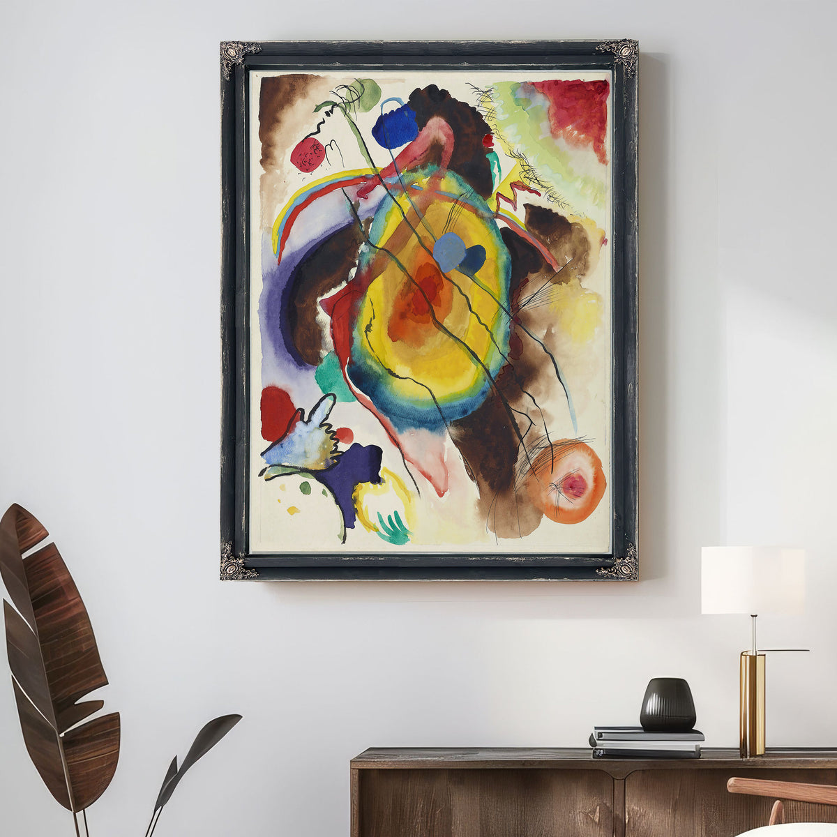Entwurf Zu Einem Wandbild Fur Edwin R By Wassily Kandinsky