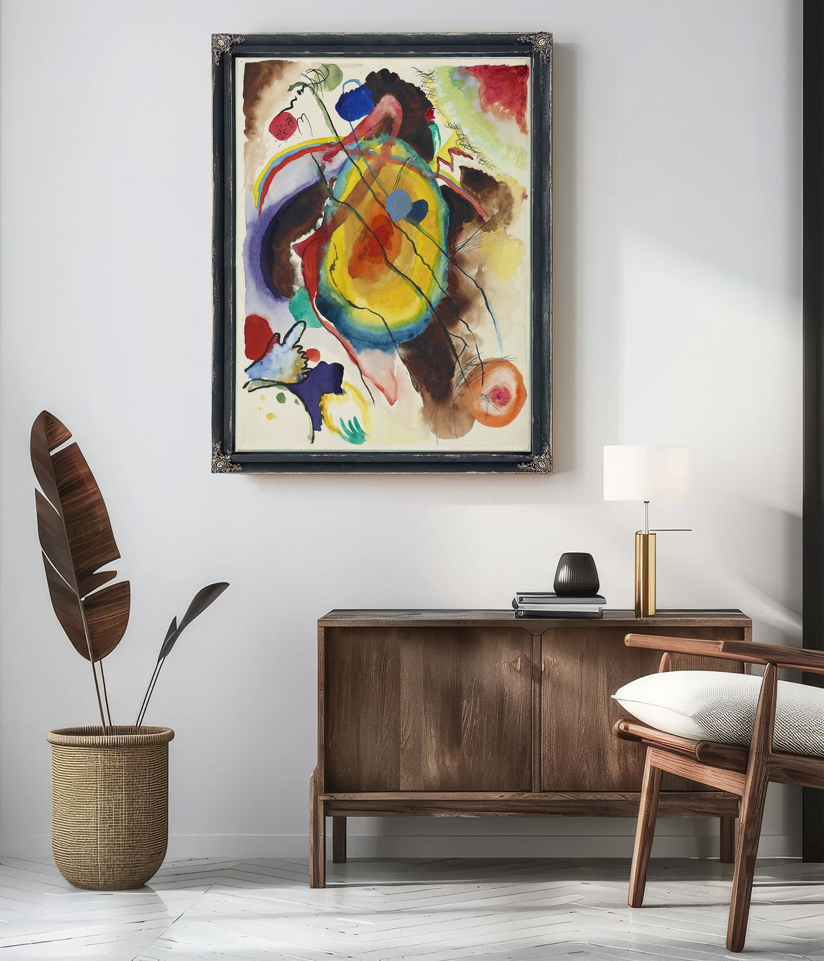 Entwurf Zu Einem Wandbild Fur Edwin R By Wassily Kandinsky