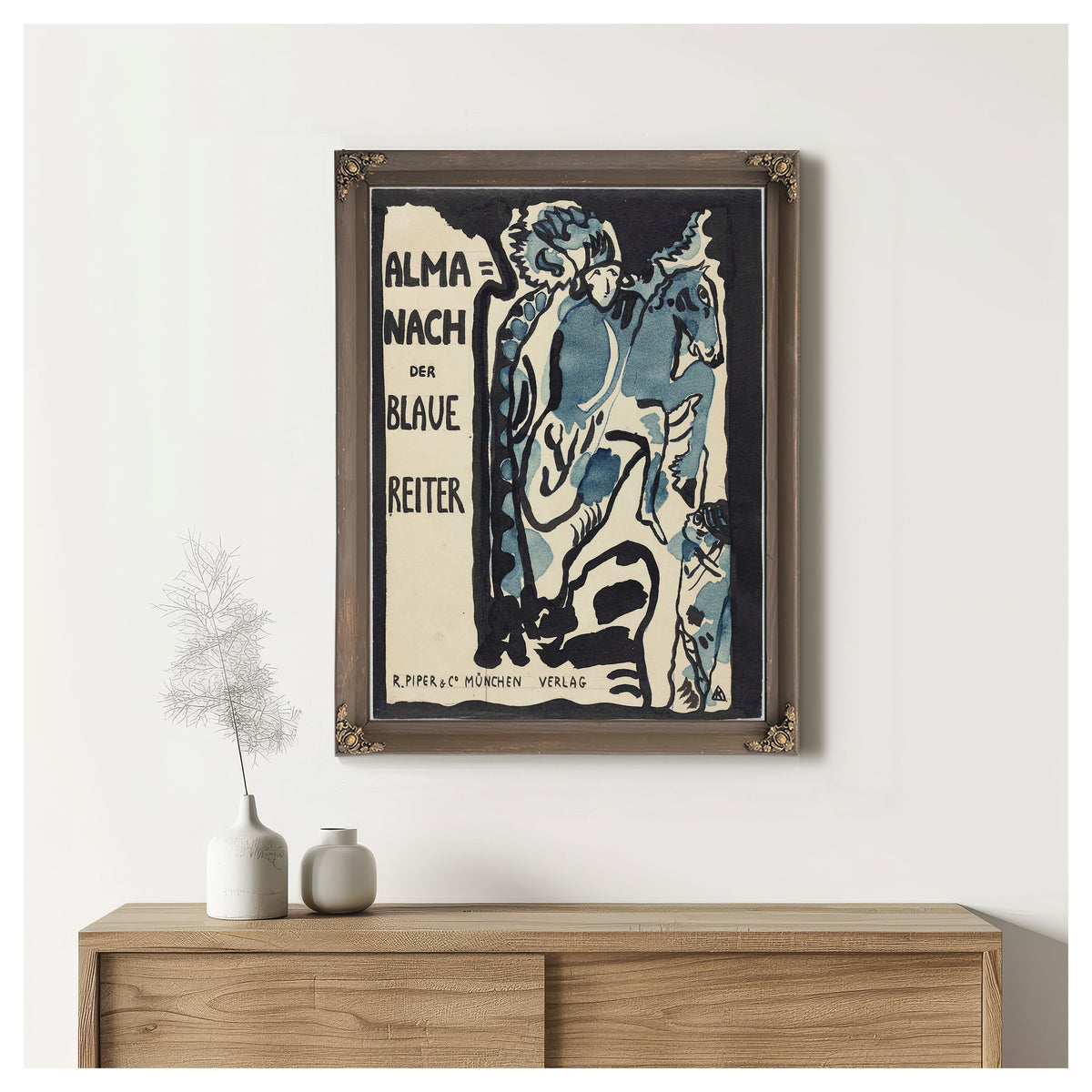 Final Design the Cover the Almanac By Wassily Kandinsky