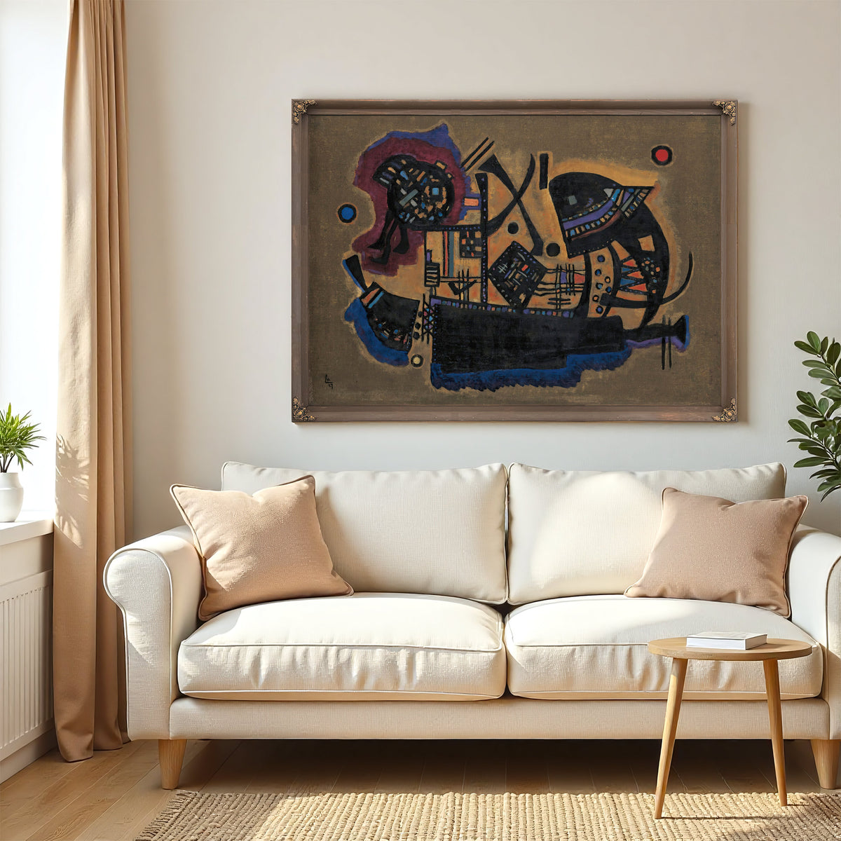 Geflecht Woven 1927 By Wassily Kandinsky