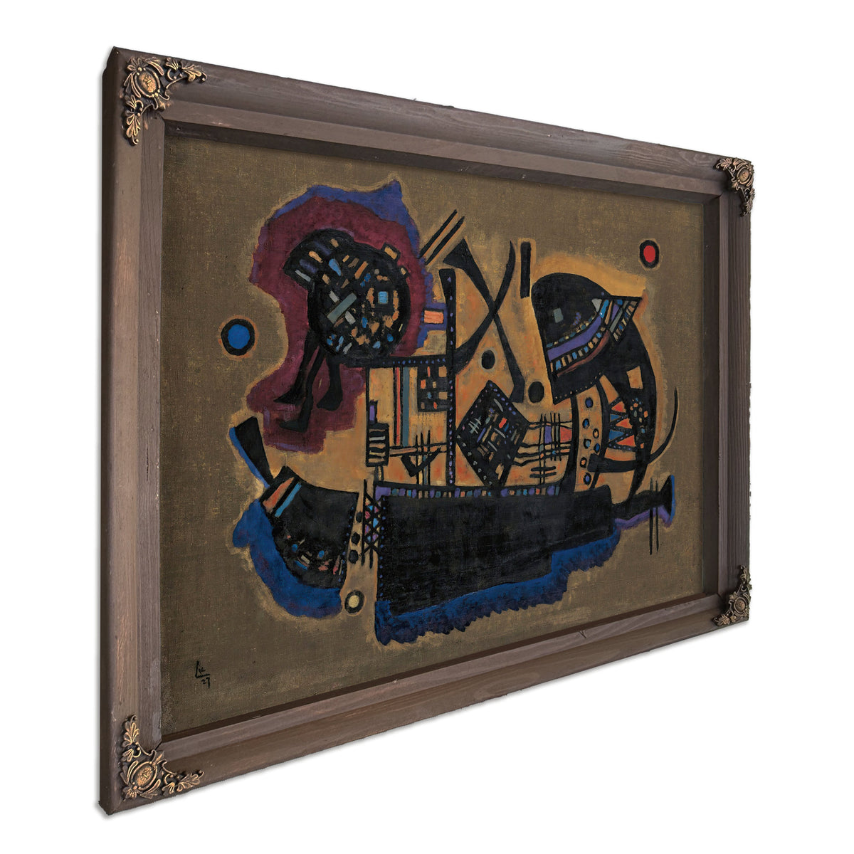 Geflecht Woven 1927 By Wassily Kandinsky
