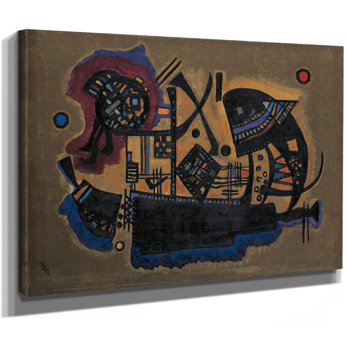 Geflecht Woven 1927 By Wassily Kandinsky