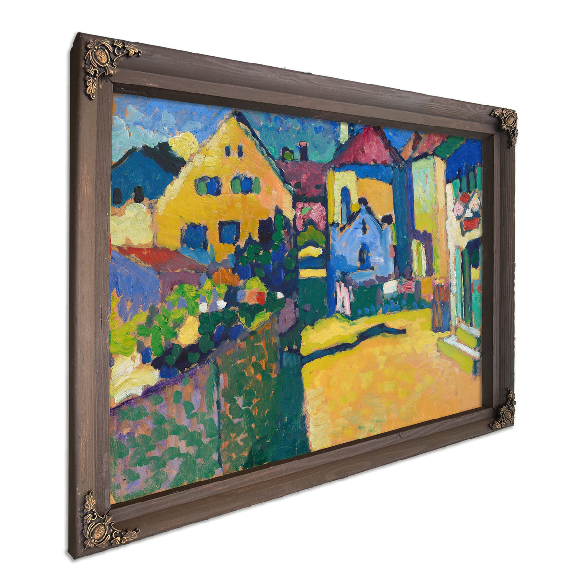 Green Lane Murnau 1909 By Wassily Kandinsky