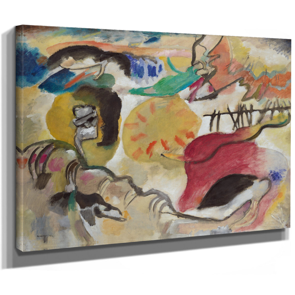 Improvisation 27 Garden Love Ii 1912 By Wassily Kandinsky