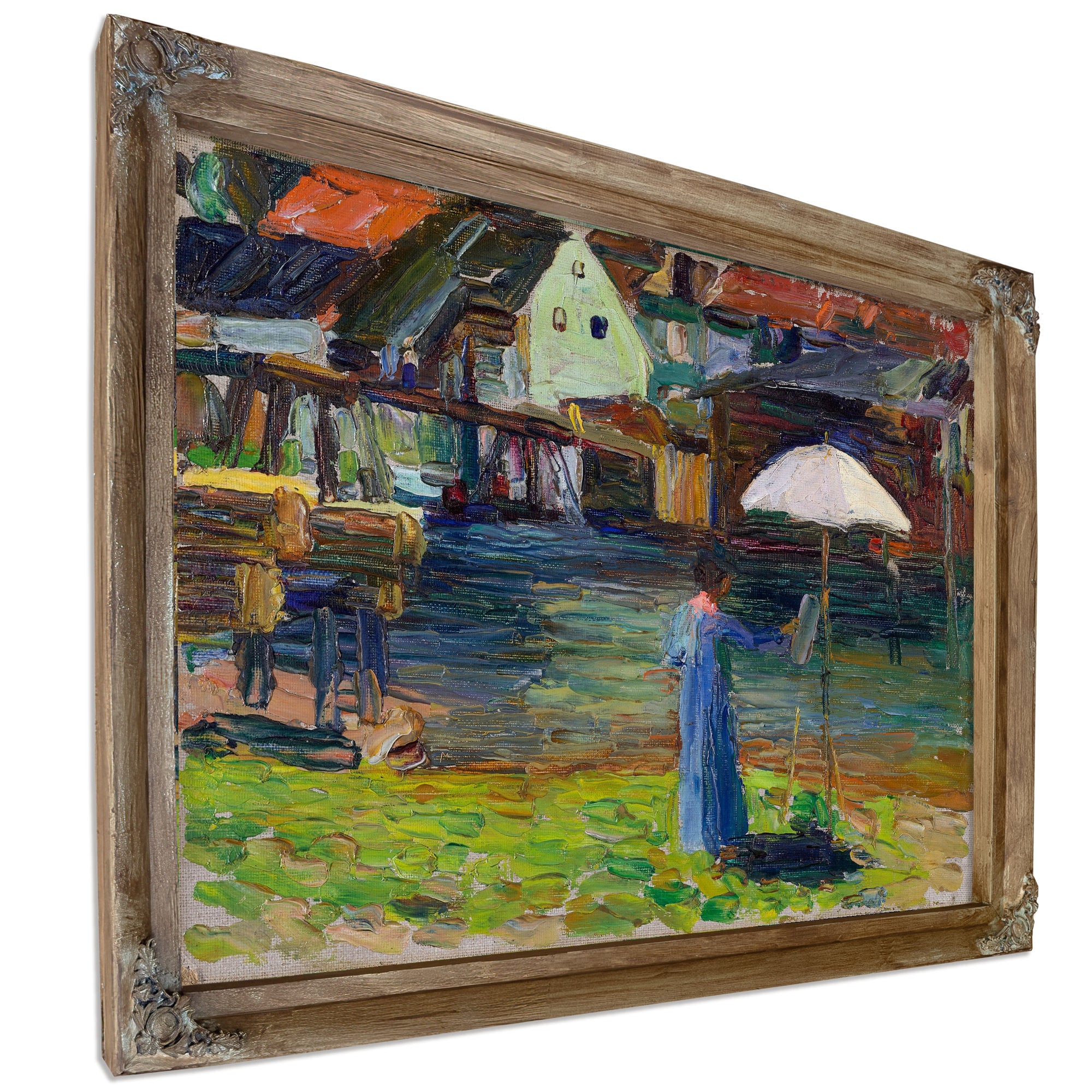 Kallmunz Gabriele Munter Painting I By Wassily Kandinsky