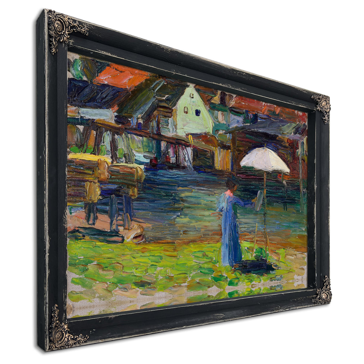 Kallmunz Gabriele Munter Painting I By Wassily Kandinsky