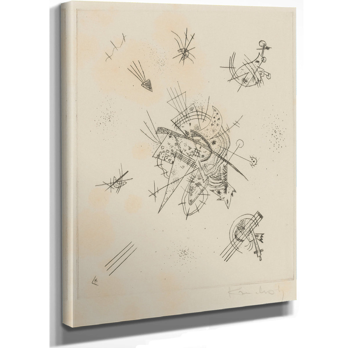 Kleine Welten X R 173 1922 By Wassily Kandinsky