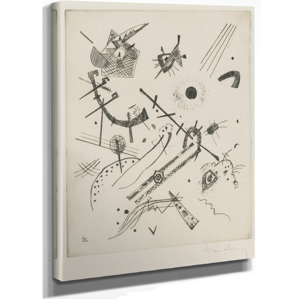Kleine Welten Xi R 174 1922 By Wassily Kandinsky
