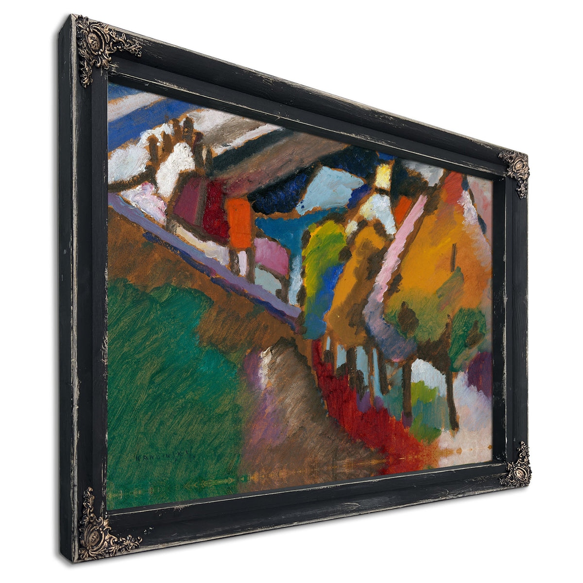 Murnau Castle Church 1909 By Wassily Kandinsky