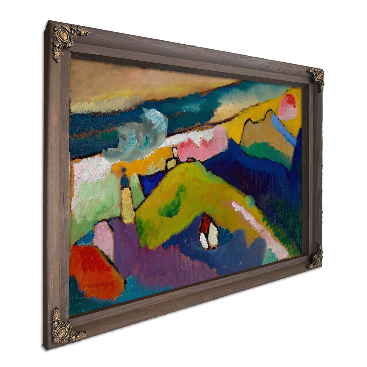 Murnau Mountain Landscape Church 1910 By Wassily Kandinsky