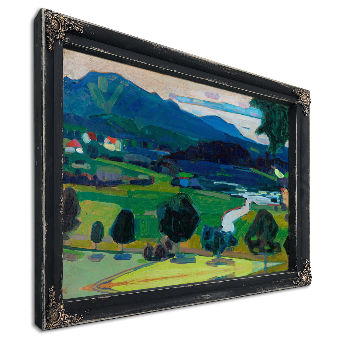 Murnau View Over Staffelsee 1908 By Wassily Kandinsky