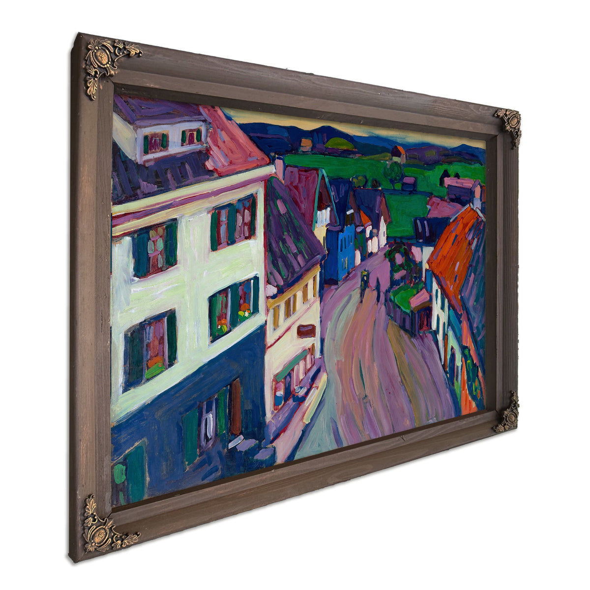 Murnau View the Window the Griesbrau By Wassily Kandinsky