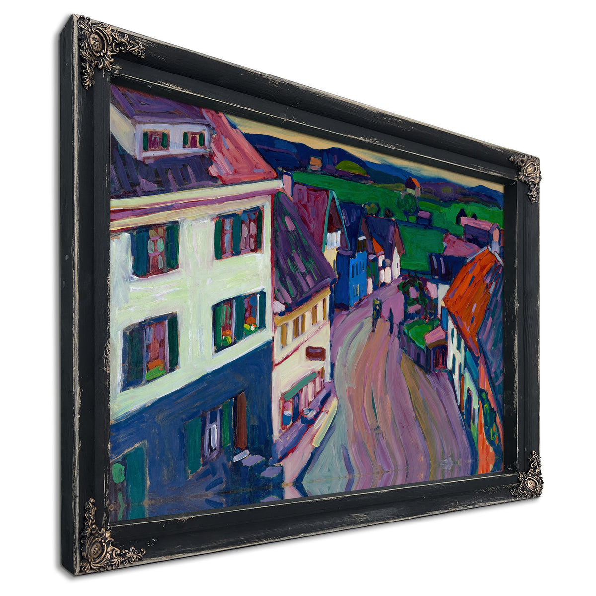Murnau View the Window the Griesbrau By Wassily Kandinsky