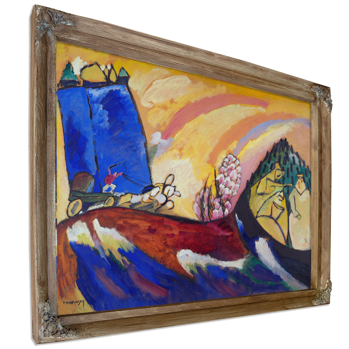 Painting Troika 1911 By Wassily Kandinsky