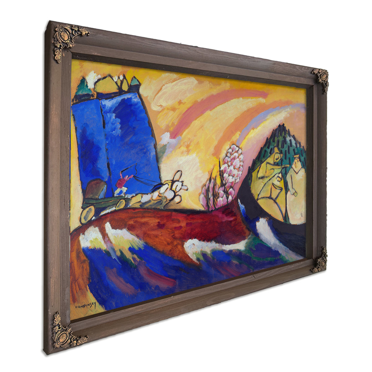 Painting Troika 1911 By Wassily Kandinsky