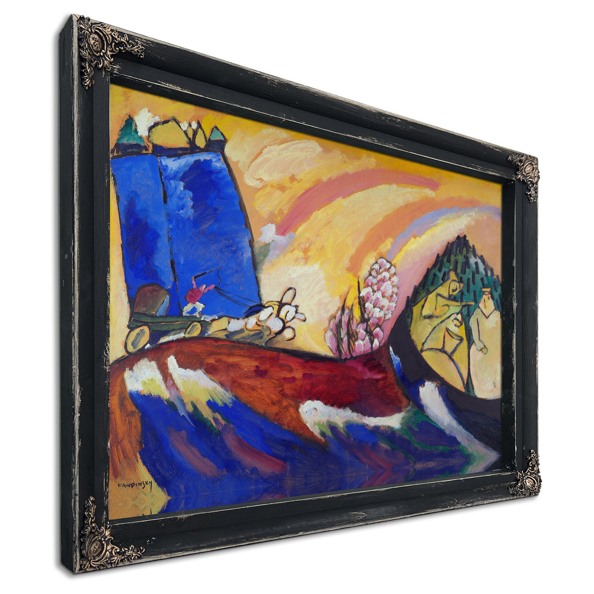 Painting Troika 1911 By Wassily Kandinsky