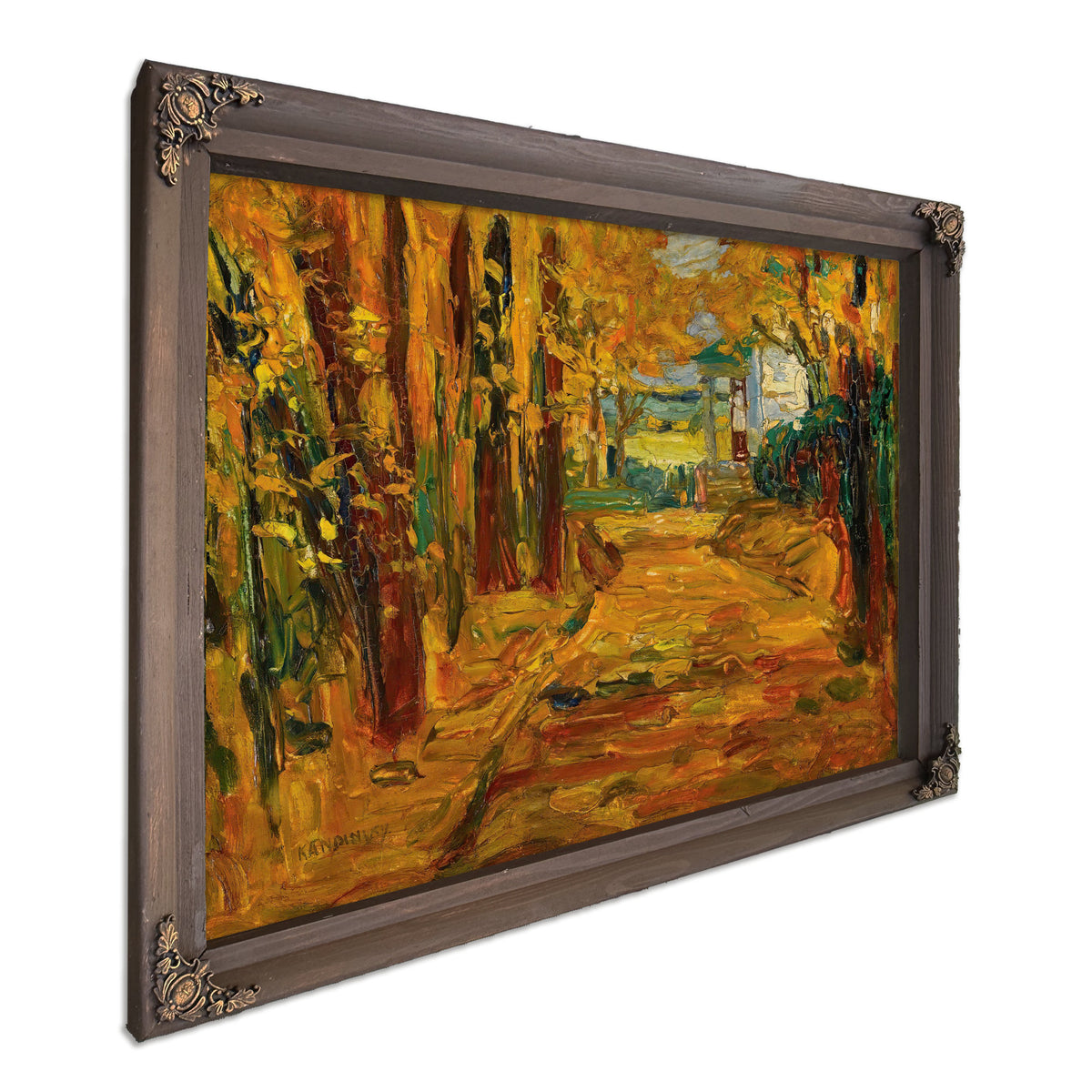 Park von St Cloud Herbst I 1906 By Wassily Kandinsky