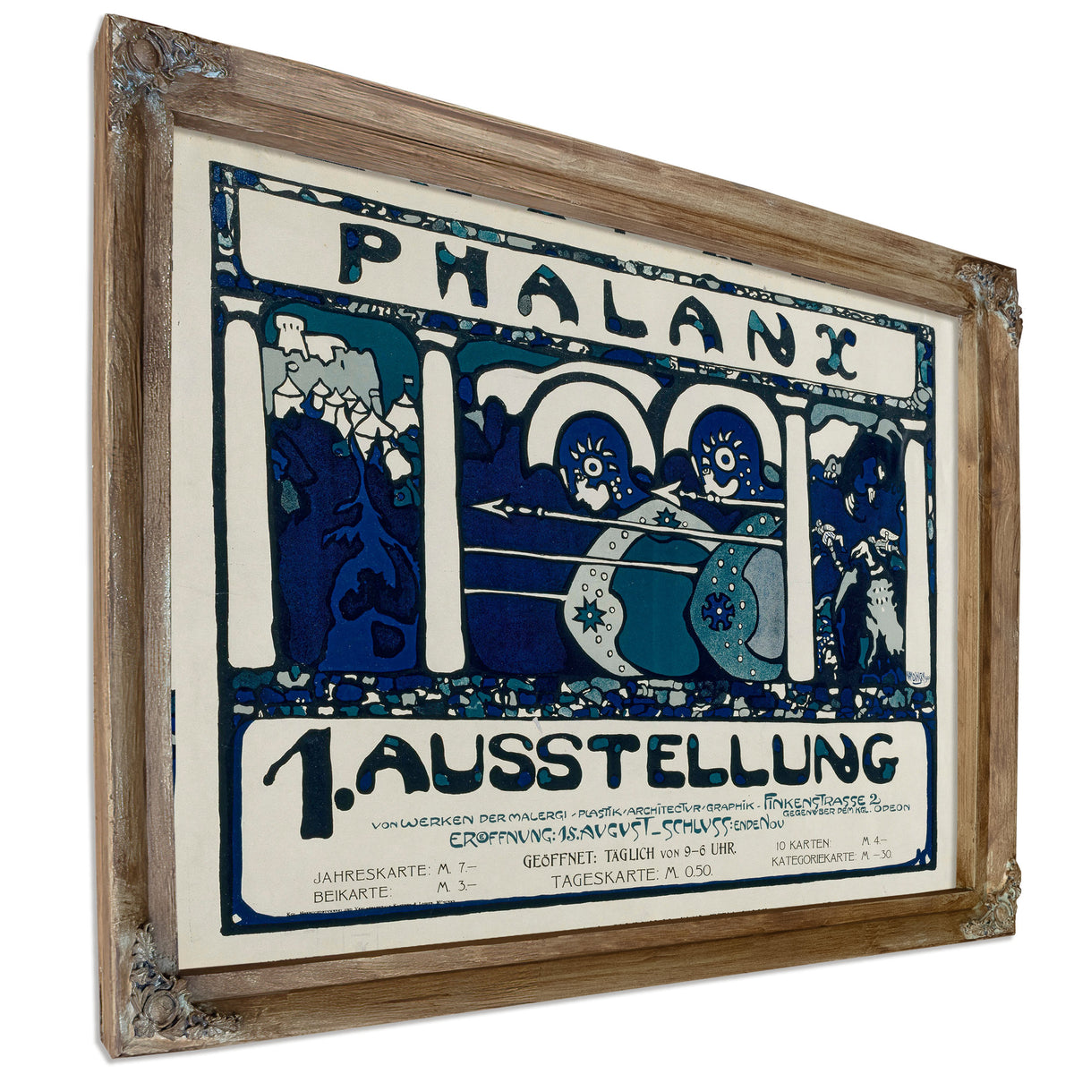 Plakat Fur Die Erste Ausstellung der 02 By Wassily Kandinsky