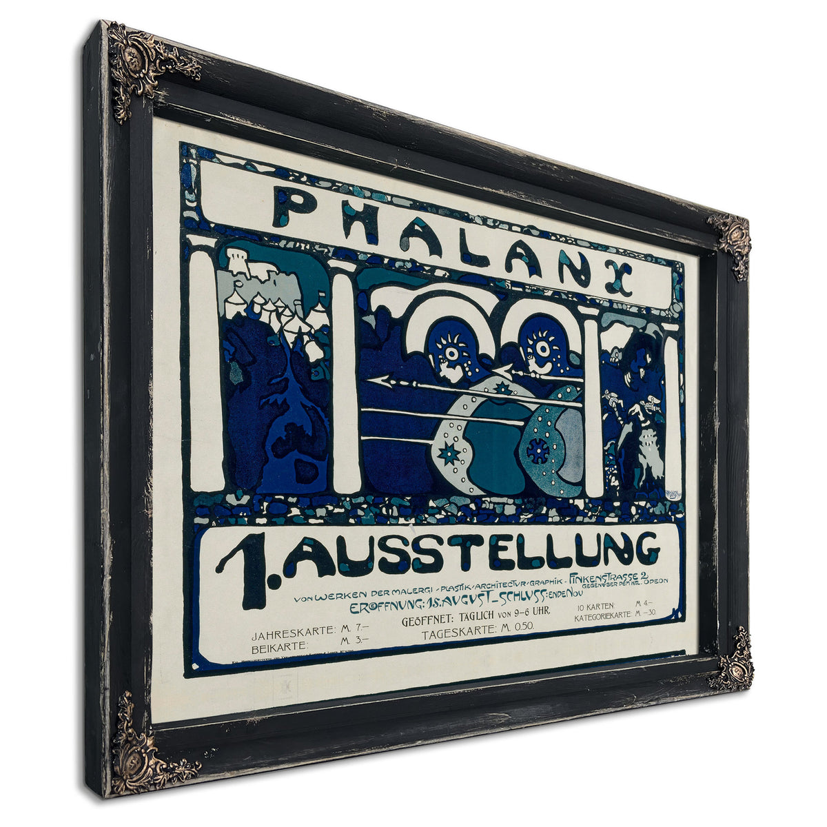Plakat Fur Die Erste Ausstellung der 02 By Wassily Kandinsky