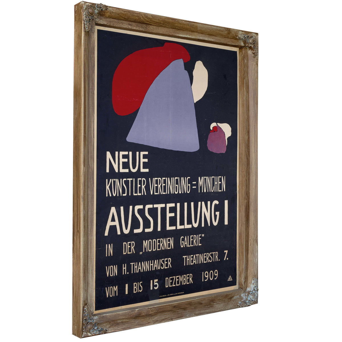 Plakat Fur Die Erste Ausstellung der By Wassily Kandinsky