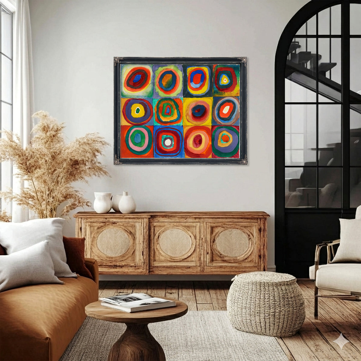 Quadrate Mit Konzentrischen Ringen By Wassily Kandinsky