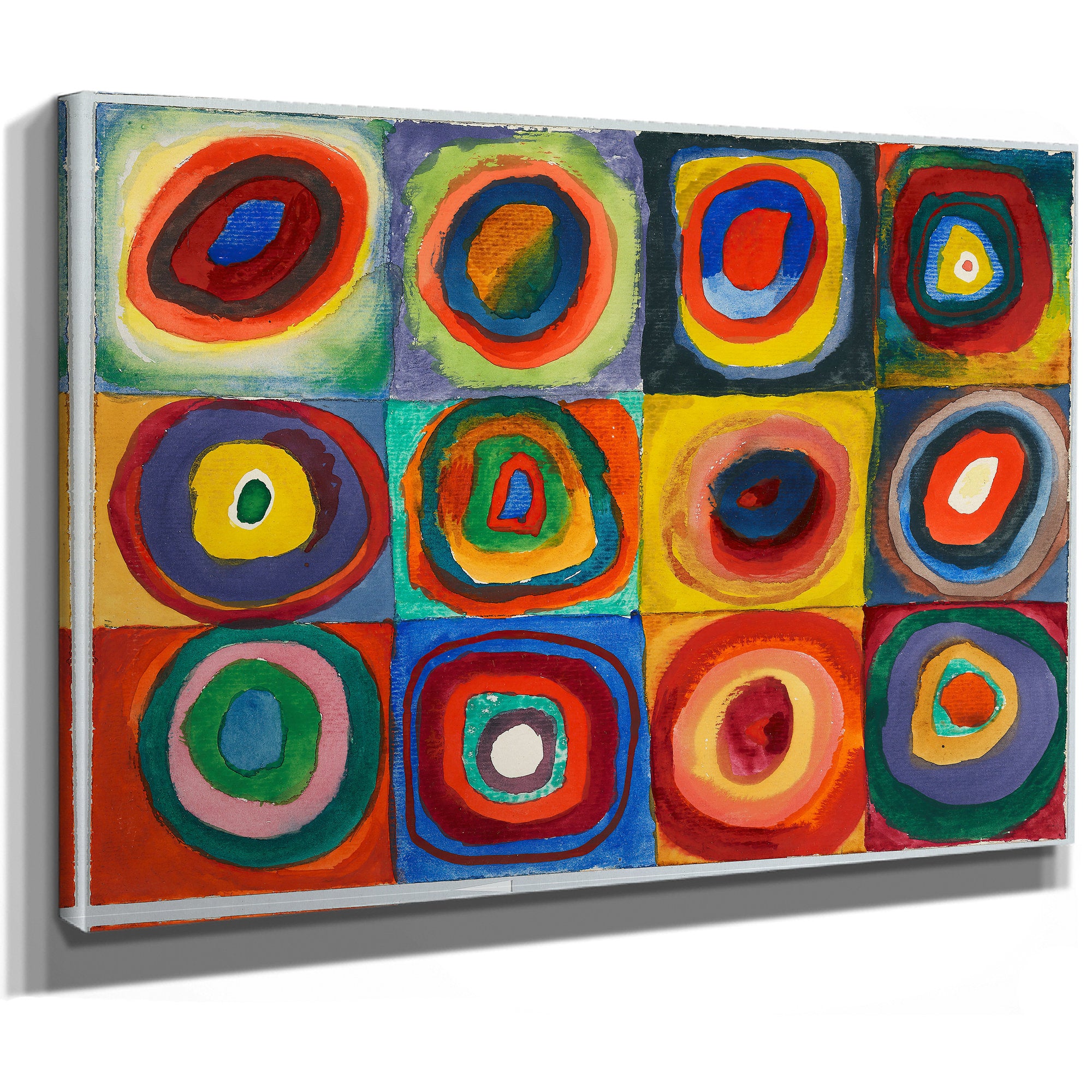 Quadrate Mit Konzentrischen Ringen By Wassily Kandinsky