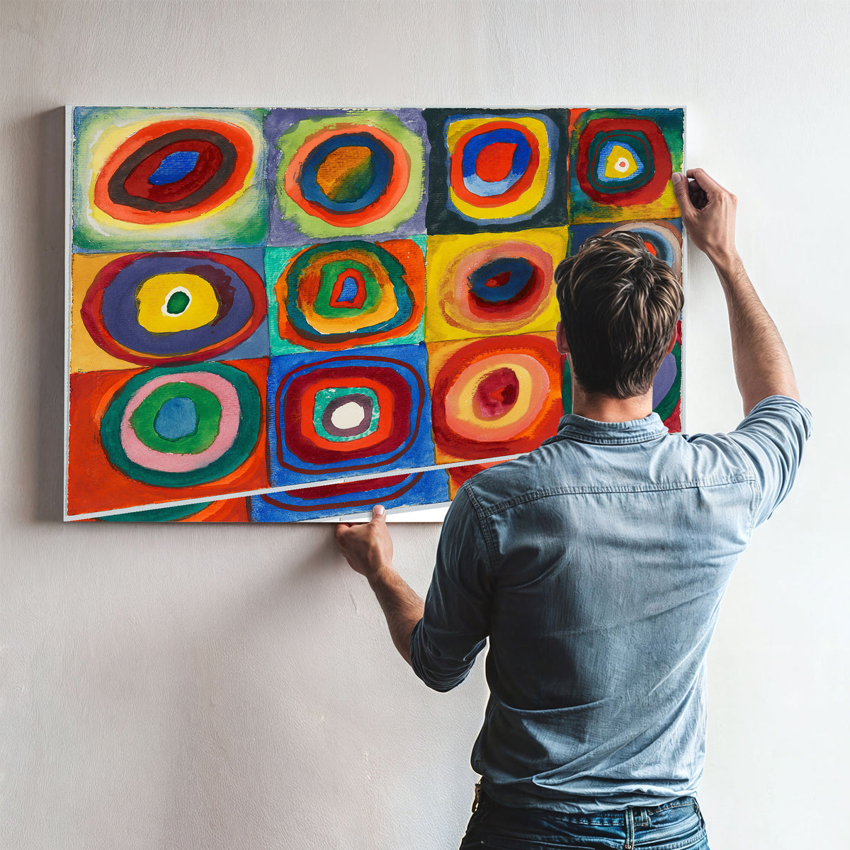 Quadrate Mit Konzentrischen Ringen By Wassily Kandinsky