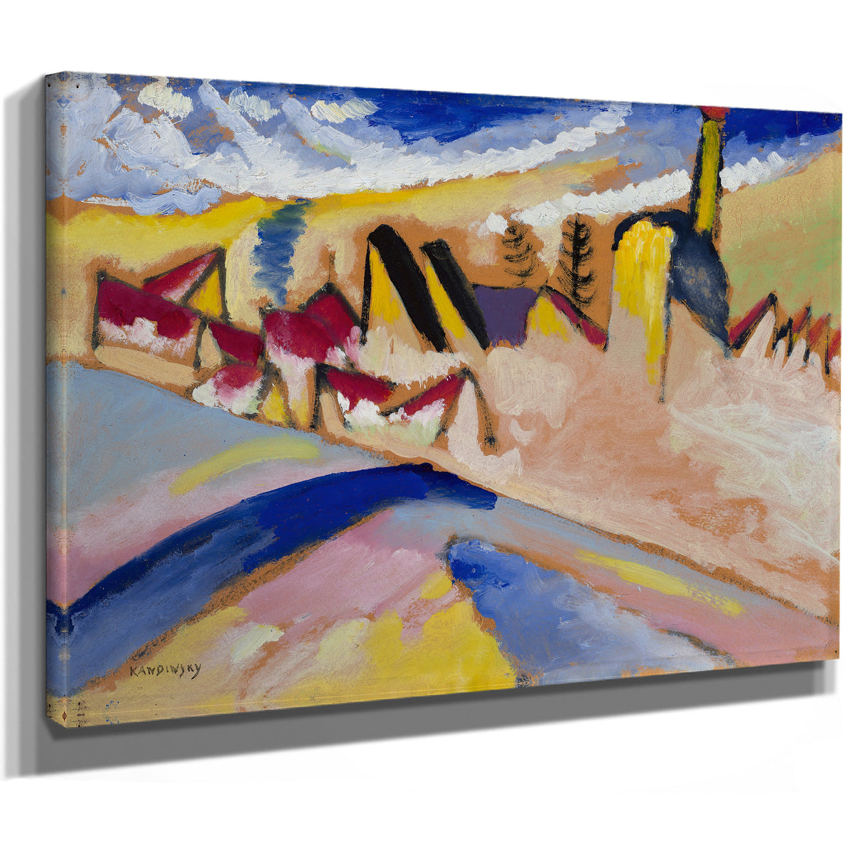 Study Winter No Ii 1911 By Wassily Kandinsky