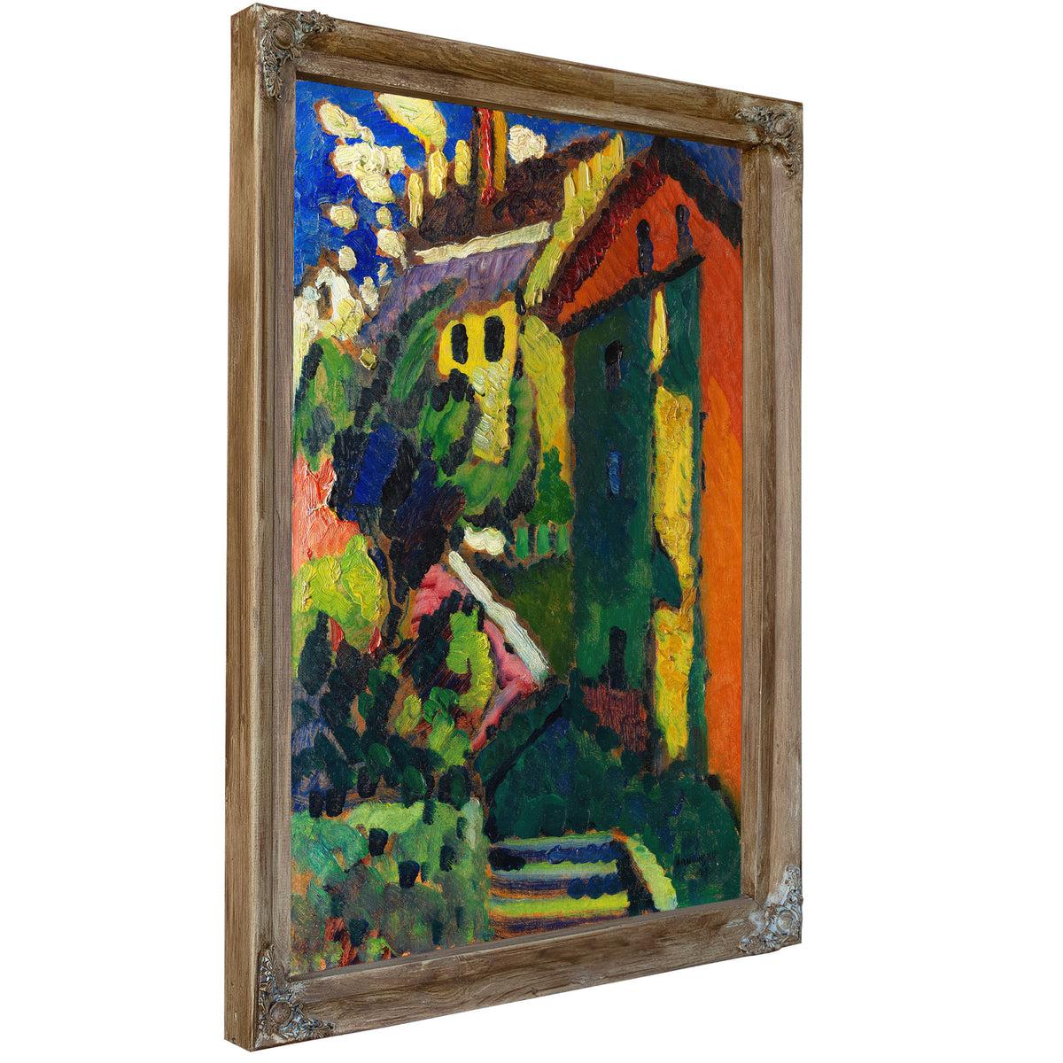 Treppe Zum Schloss Murnau 1909 By Wassily Kandinsky