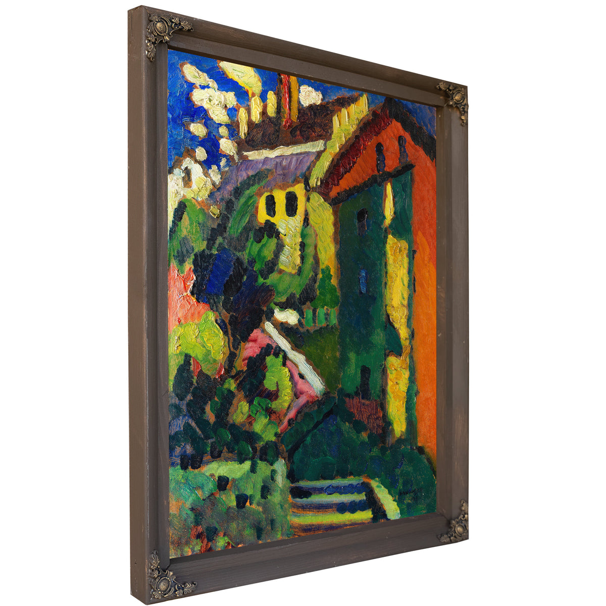 Treppe Zum Schloss Murnau 1909 By Wassily Kandinsky