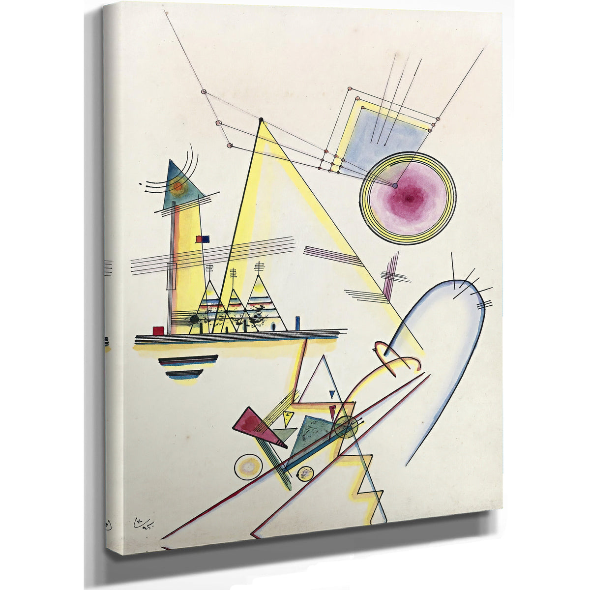 Zartes Gemut Delicate Soul 1925 By Wassily Kandinsky