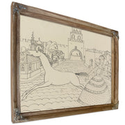 Zeichnung Mit Gruner Dame Drawing with By Wassily Kandinsky