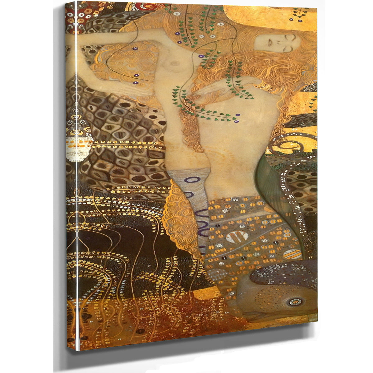 Water Snakes I by Gustav Klimt Fine Art Print.