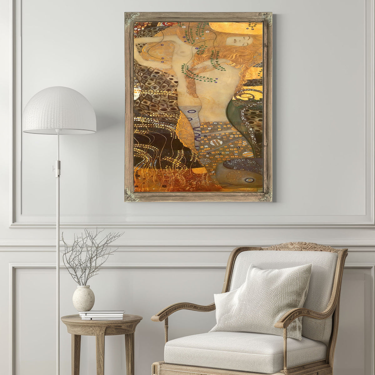 Water Snakes I by Gustav Klimt Fine Art Print.