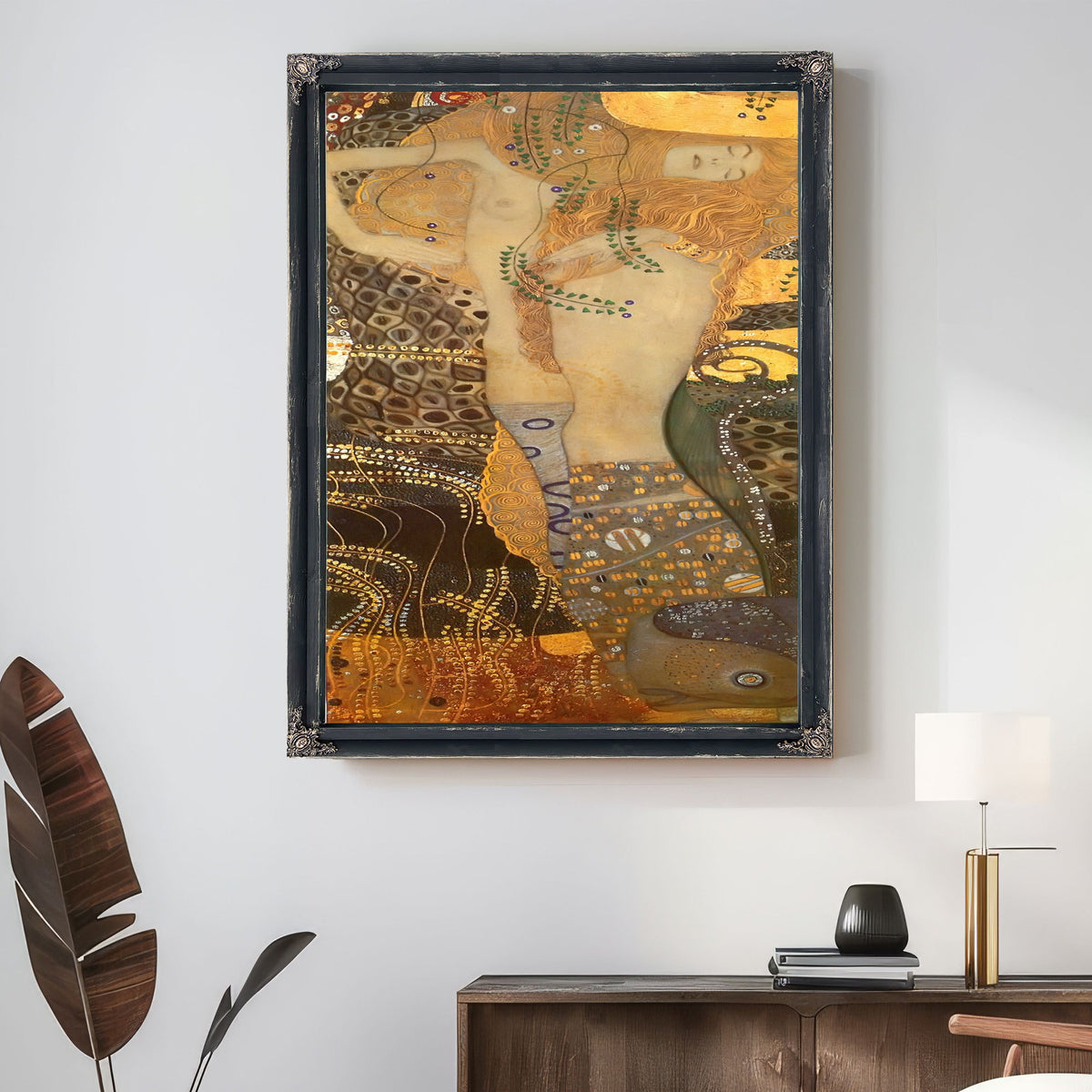 Water Snakes I by Gustav Klimt Fine Art Print.