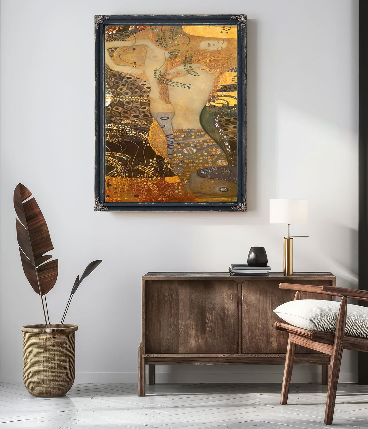 Water Snakes I by Gustav Klimt Fine Art Print.