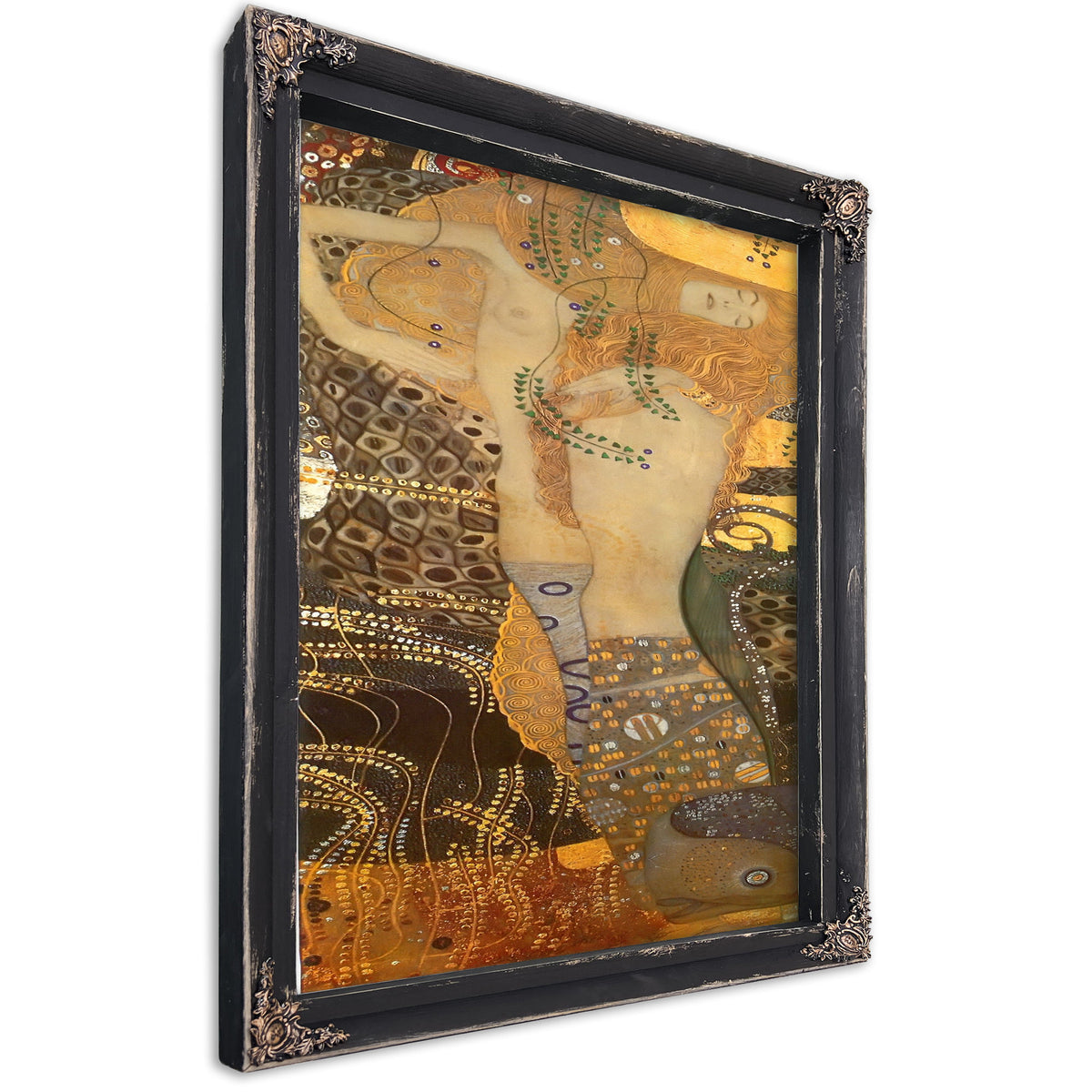 Water Snakes I by Gustav Klimt Fine Art Print.