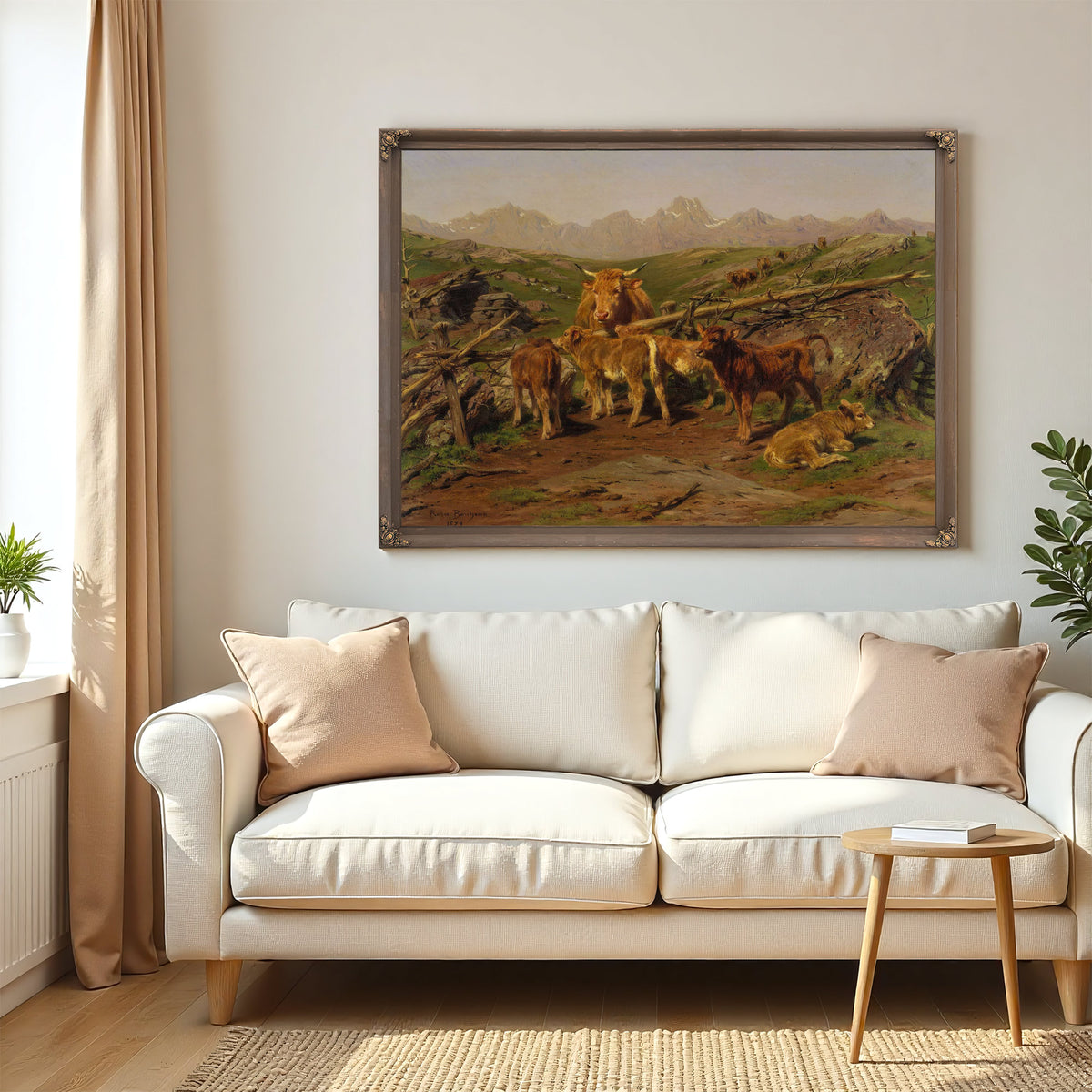 Weaning The Calves by Rosa Bonheur
