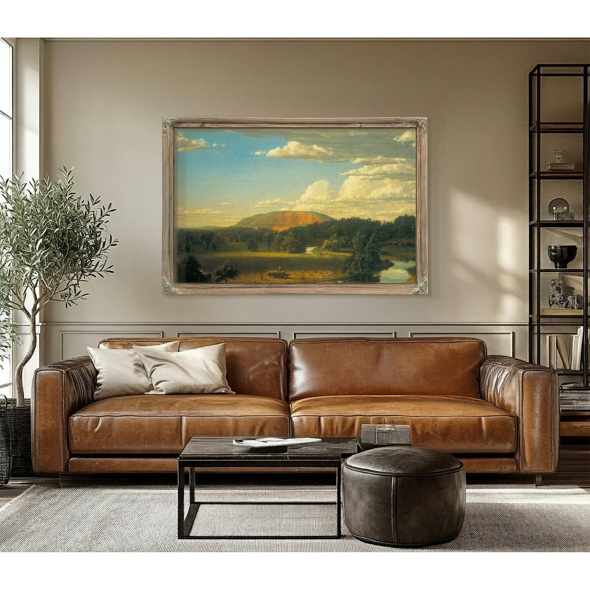 West Rock New Haven By Frederic Edwin Church