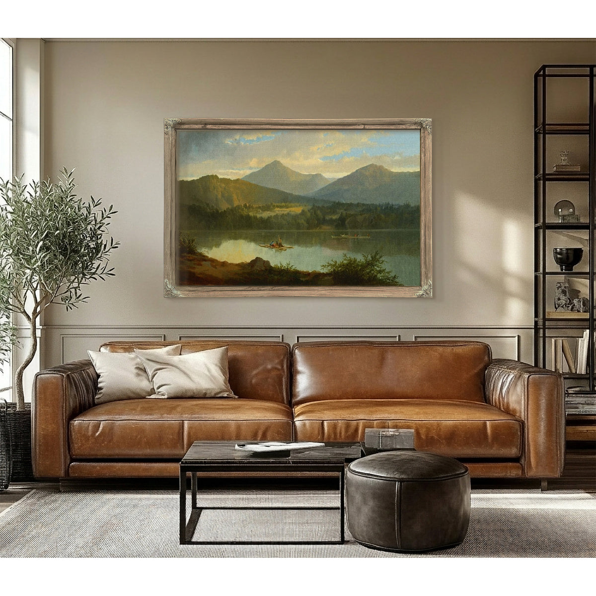 Western Landscape By John Mix Stanley