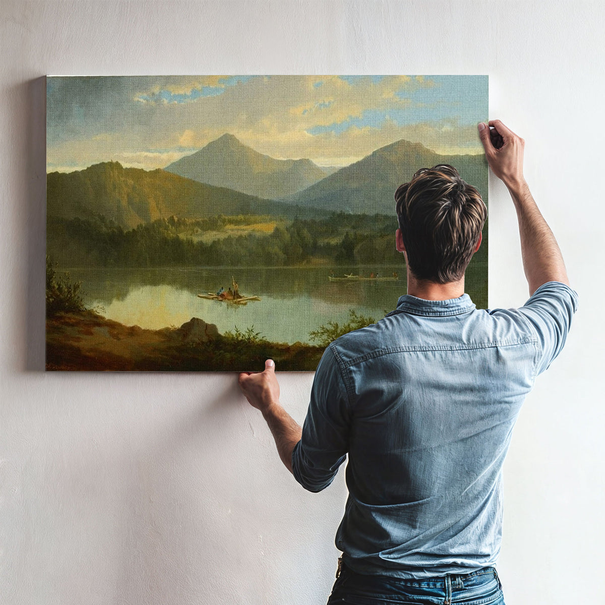 Western Landscape By John Mix Stanley